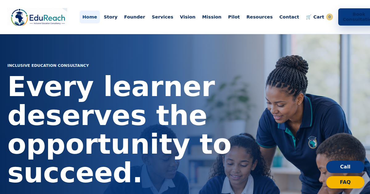 EduReach Foundation website project